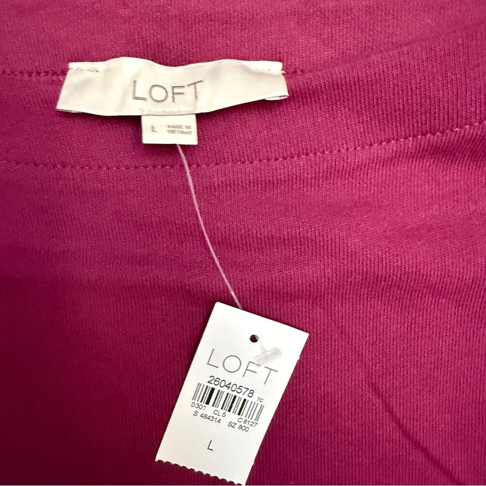 LOFT Magenta Women's Top - Picture 5 of 5